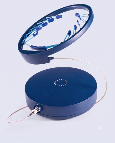 The Fareon headset and console