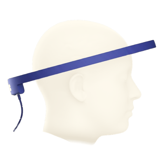Head wearing the Fareon headset
